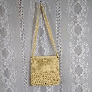 Handmade Made In Japan Crocheted Straw Women Bag